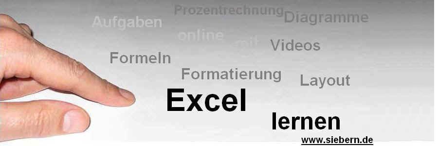 Excel lernen und vertehen