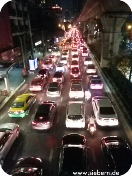 Bangkok Stadt Verkehr